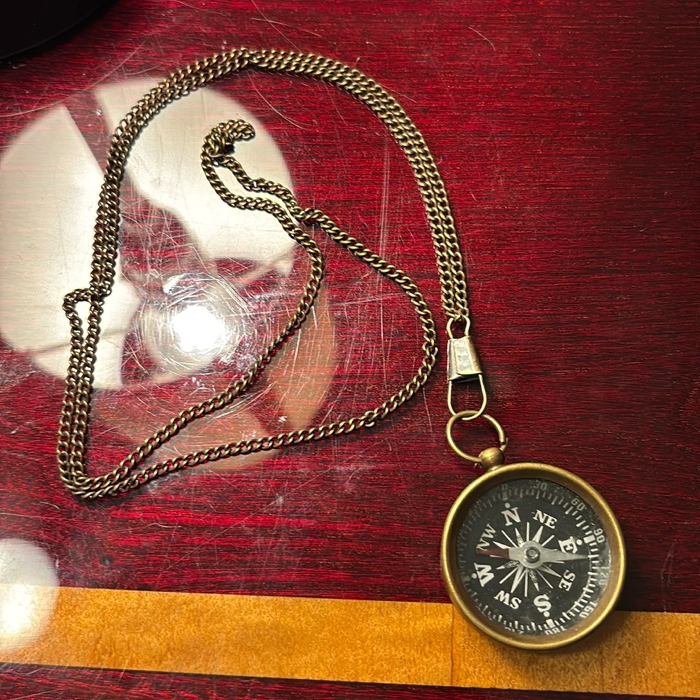 Compass Statement Piece Necklace